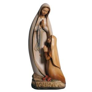 Madonna Lourdes con Bernadetta stilizzata
