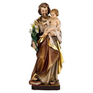 San Giuseppe con bambino e giglio
