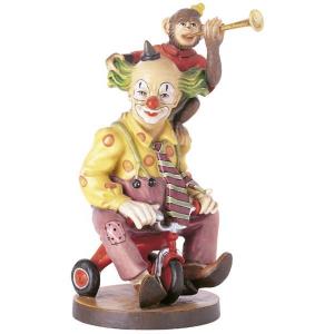Clown con triciclo