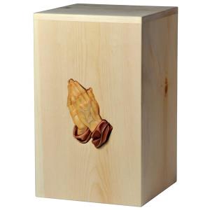 Urna "Grazie" - legno di cirmolo - 28,5 x 17,5 x 17,5 cm