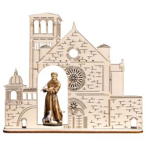 S. Francesco d´Assisi con animali + Basilica