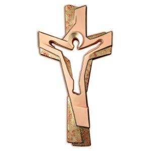 Croce della Passione rosa oro