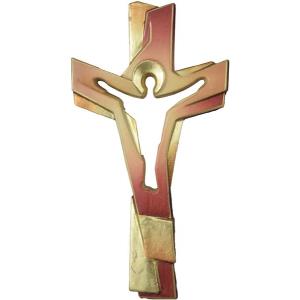 Croce della Passione Oro rosso