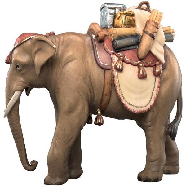 Elefante con bagagli - colorato
