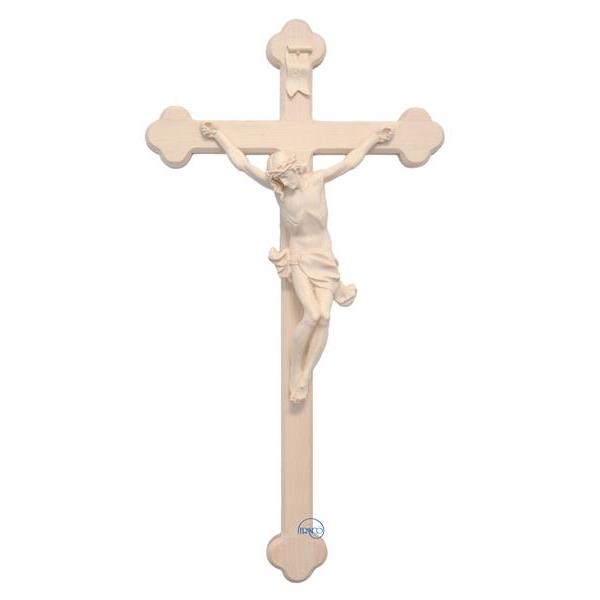 Crocifisso - Corpus con croce trifogliata - naturale