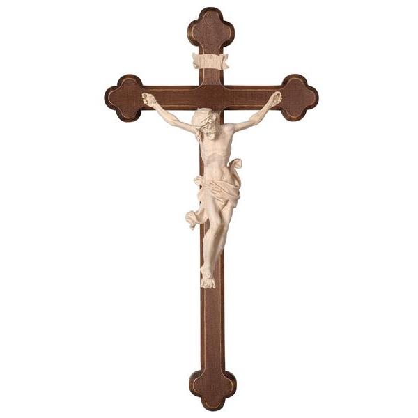 Cristo Leonardo-croce barocca scura - naturale