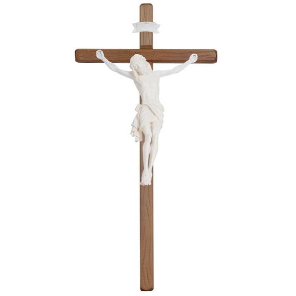 Cristo Siena fibra di vetro-croce diritta - naturale