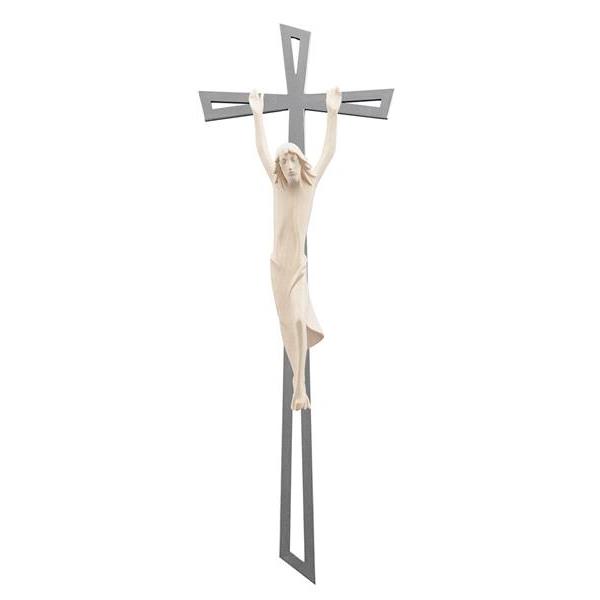 Cristo Firenze con croce di ferro - naturale