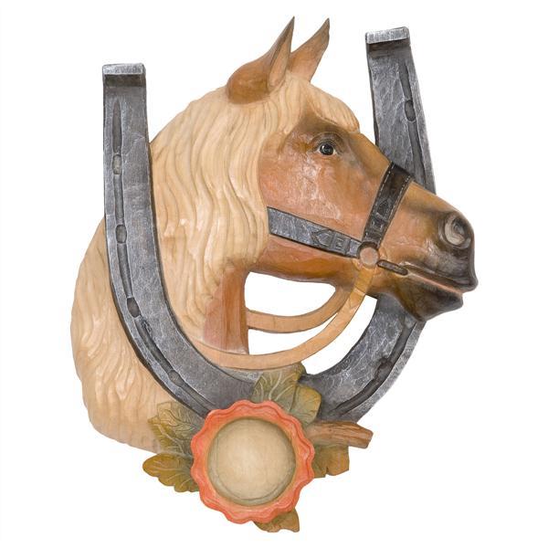 Ferro di cavallo con testa - colorato