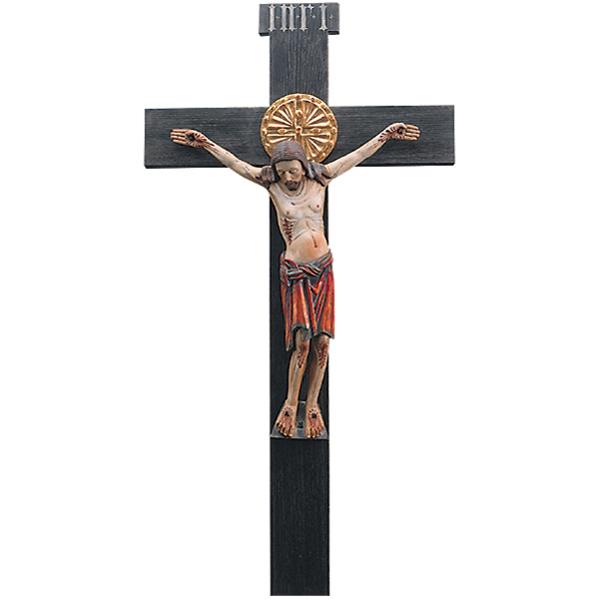 Crocifisso romano croce L. 120 cm - colorato