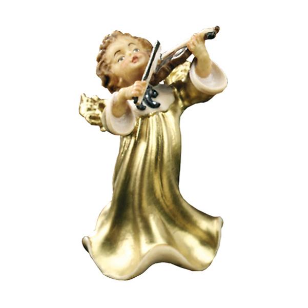 Angelo con violino (da posare-piantare) - colorato