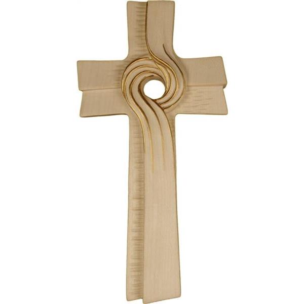 Croce Meditativa, in legno - Cera.filo oro
