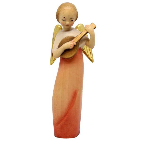 Elegante angelo stilizzato con mandolino - colorato