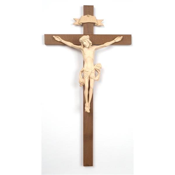 Cristo Riemenschneider con croce - naturale
