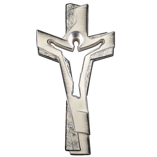 Croce della Passione Argento sfumato - antico