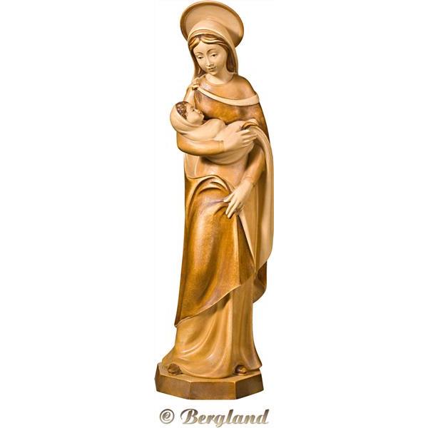 Madonna della Loggia con aureola - brunito in più tinte