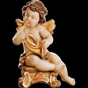 Angeli seduti con tromba e corno - stile barocco