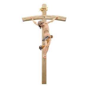 Cristo barocco con croce curva