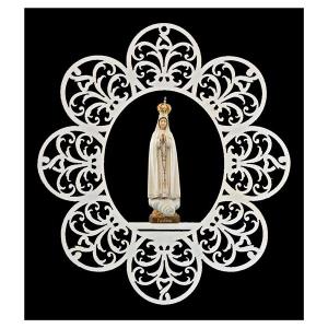 Ornamento con Madonna Fatima + corone