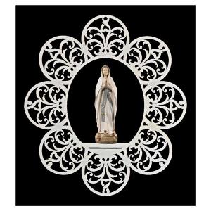 Ornamento con Madonna Lourdes stilizzata