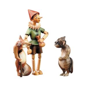 Pinocchio & volpe & gatto(s.piedist)