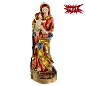 Madonna Georg in in legno antico