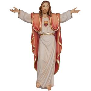 Herz Jesus Statue hängend - Holzstatue