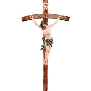 Cristo delle Alpi azzurro con croce pastorale