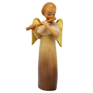 Elegante angelo stilizzato con flauto