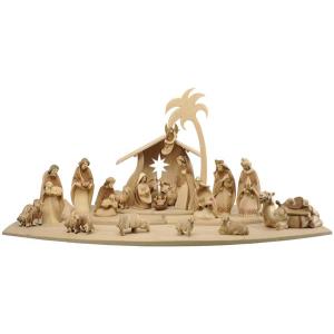 Morgenstern Krippe 20 Figuren auf Stall