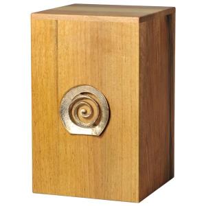 Urna "Infinità" - legno di noce - 28,5 x 17,5 x 17,5 cm