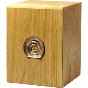 Urna "Infinità" - legno di rovere - 28,5 x 22 x 22 cm