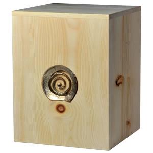 Urna "Infinità" - legno di cirmolo - 28,5 x 22 x 22 cm