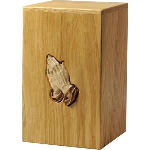 Urna "Grazie" - legno di rovere - 28,5 x 17,5 x 17,5 cm