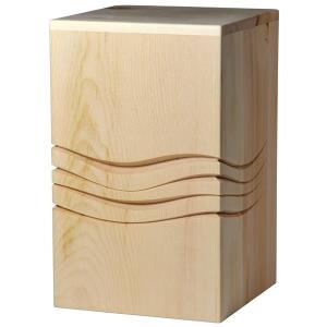 Urna "Riposa in pace" - legno di cirmolo - 28,5 x 17,5 x 17,5 cm