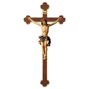 Crocifisso Nazareno - Croce barocca - Legno di tiglio scolpito