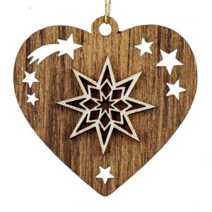 Star on heart Both sides