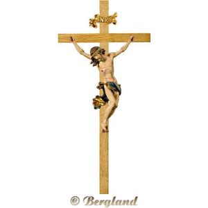 Cristo Barocco su croce in rovere