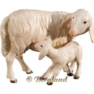 Gruppo pecore in piedi (senza base)