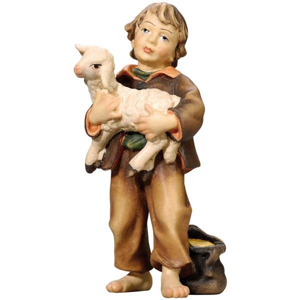 Bambino con agnello - colorato