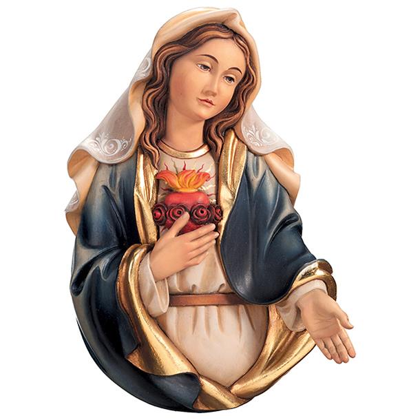 Sacro Cuore Maria mezzobusto - colorato