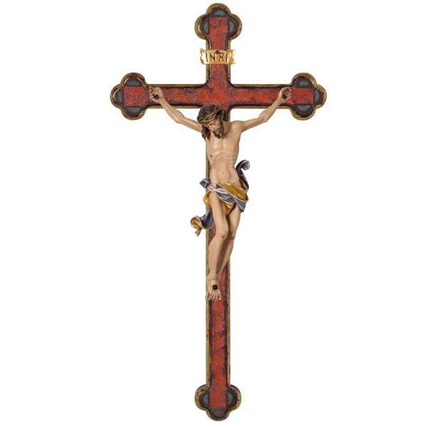 Cristo Leonardo-croce oro barocca - colorato