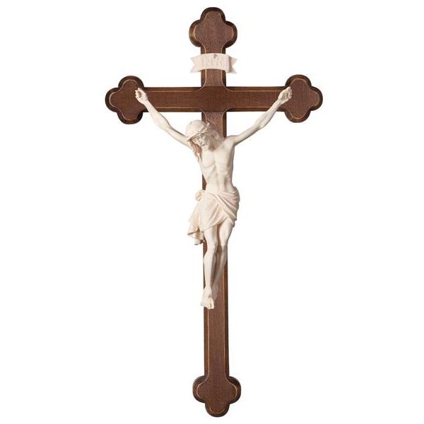 Cristo Siena-croce barocca scura - naturale