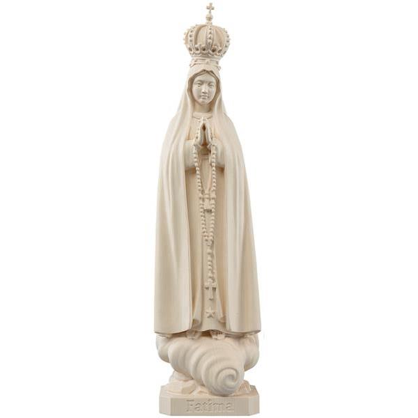 Madonna Fatima Capelina con rosario e corona - naturale