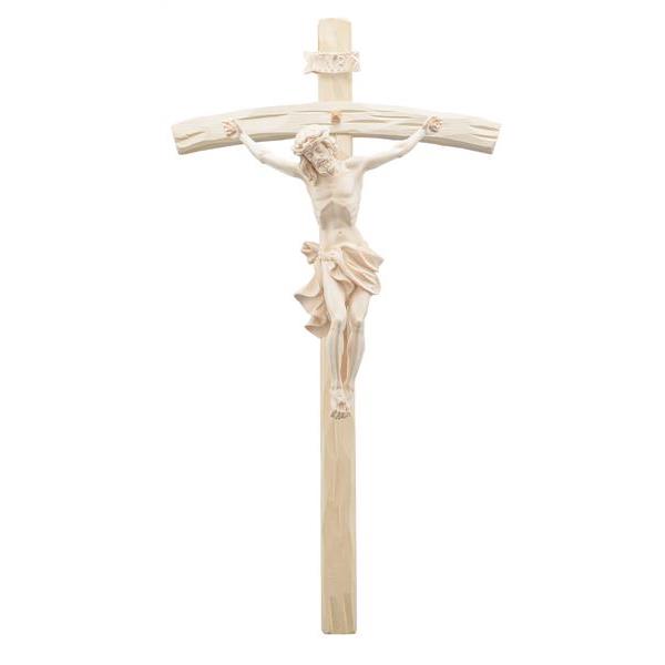 Cristo Insam con croce curva - naturale
