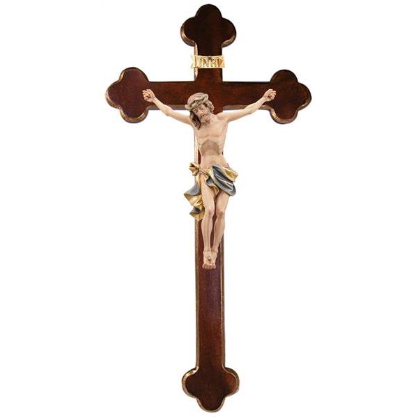 Cristo Insam con croce barocca - colorato