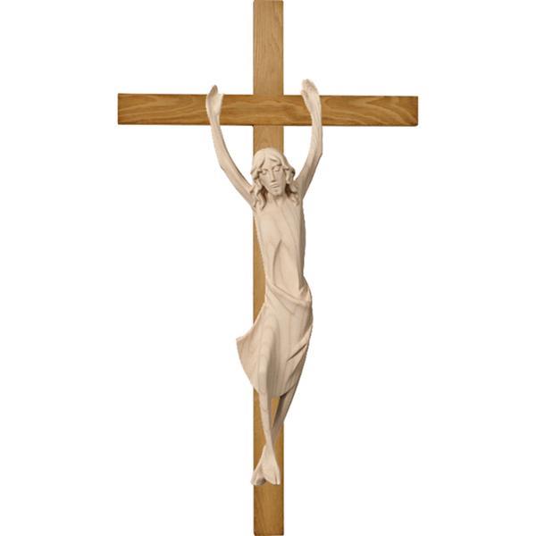 Cristo Ars con croce semplice - naturale