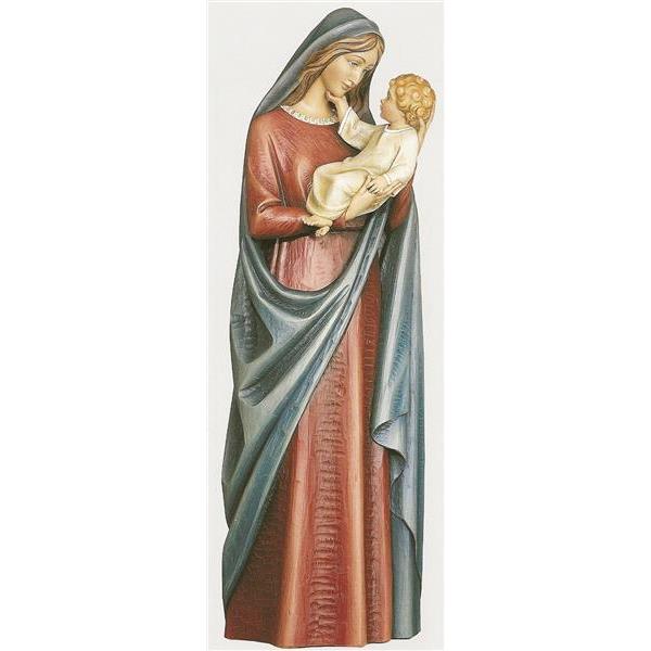 Madonna con Bambino - Fibra di Vetro Colorato