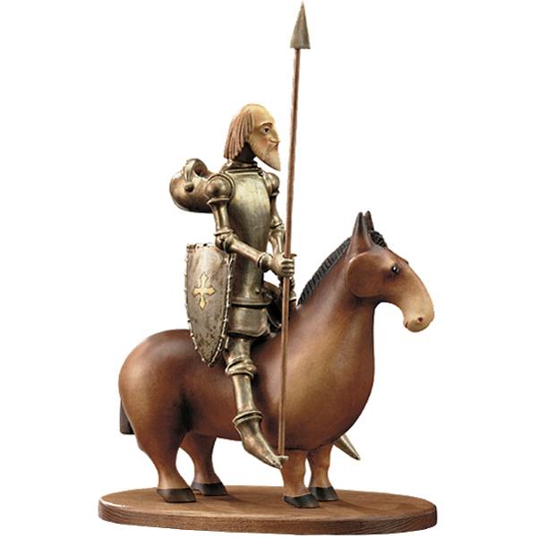 Don Quichote cavallo (con piedistallo) - colorato