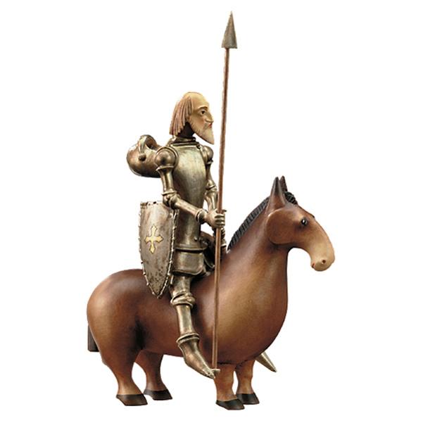 Don Quichote a cavallo (senza piedist.) - colorato
